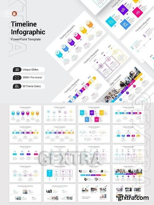 Timeline Infographic PowerPoint Template TCWHND7