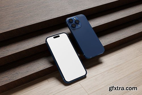 Perspective Smartphone Display Mockup LXGV6A9