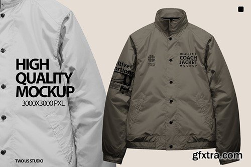 Coach Jacket Mockup PZX7NLW