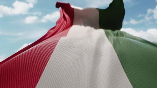 Videohive - Wavy Flag of Hungary Blowing in the Wind in Slow Motion Waving Colorful Hungarian Flag Team Symbol - 48100777 - 48100777