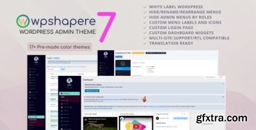 CodeCanyon - Wordpress Admin Theme - WPShapere v7.0.6 - 8183353 - Nulled
