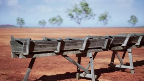 Videohive - Traditional Old Wooden Aqueduct in Savanna - 48099560 - 48099560