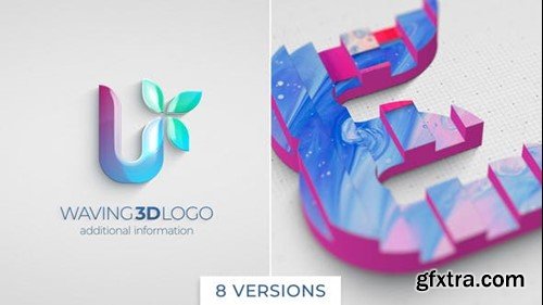 Videohive Wave Logo Reveals 26049113