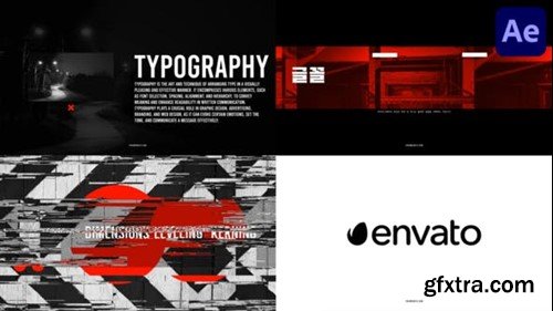 Videohive Black Bold Typography for After Effects 48396077