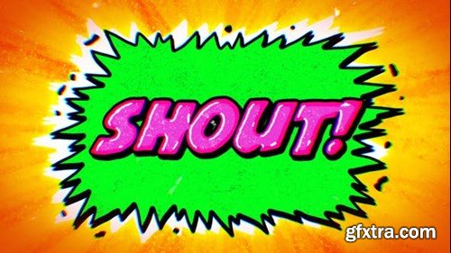 Videohive Shout Cartoon Title Opener 48381960