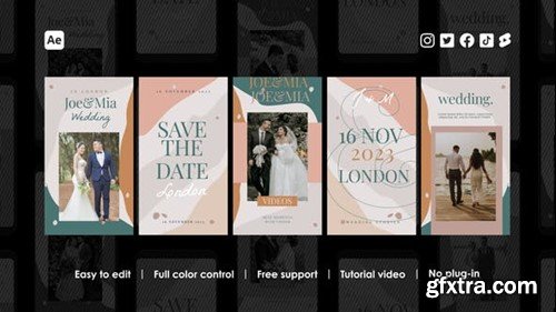 Videohive Romantic Wedding Instagram Reels 48442105