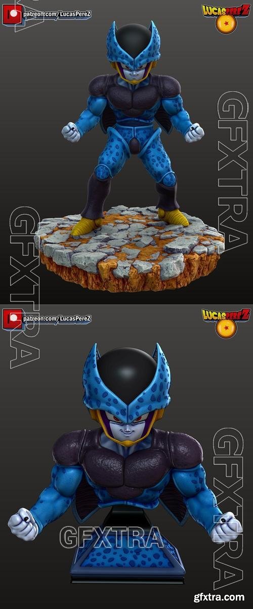 Cell JR Regular Figure and Bust &ndash; 3D Print Model