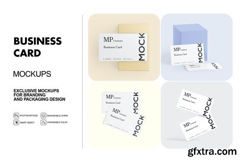 Business Card Mockups J2UJCVN