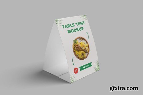 Table Tent Mockup TZJSXLR