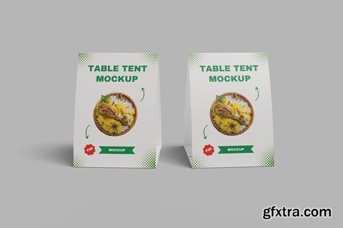 Table Tent Mockup TZJSXLR