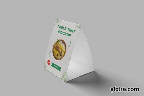 Table Tent Mockup TZJSXLR