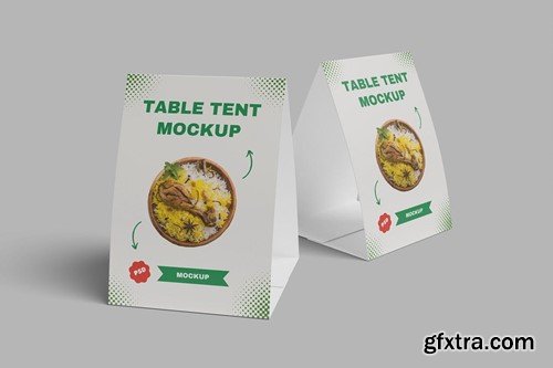 Table Tent Mockup TZJSXLR