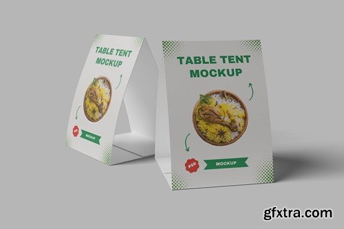 Table Tent Mockup TZJSXLR