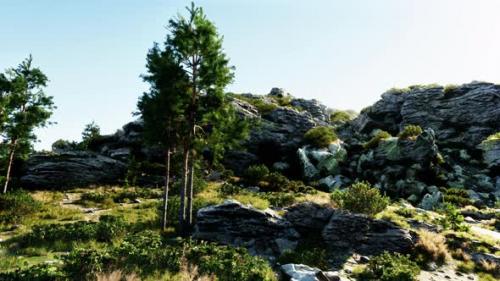 Videohive - Magical Mountains Summer Rocky Landscape - 48126660 - 48126660