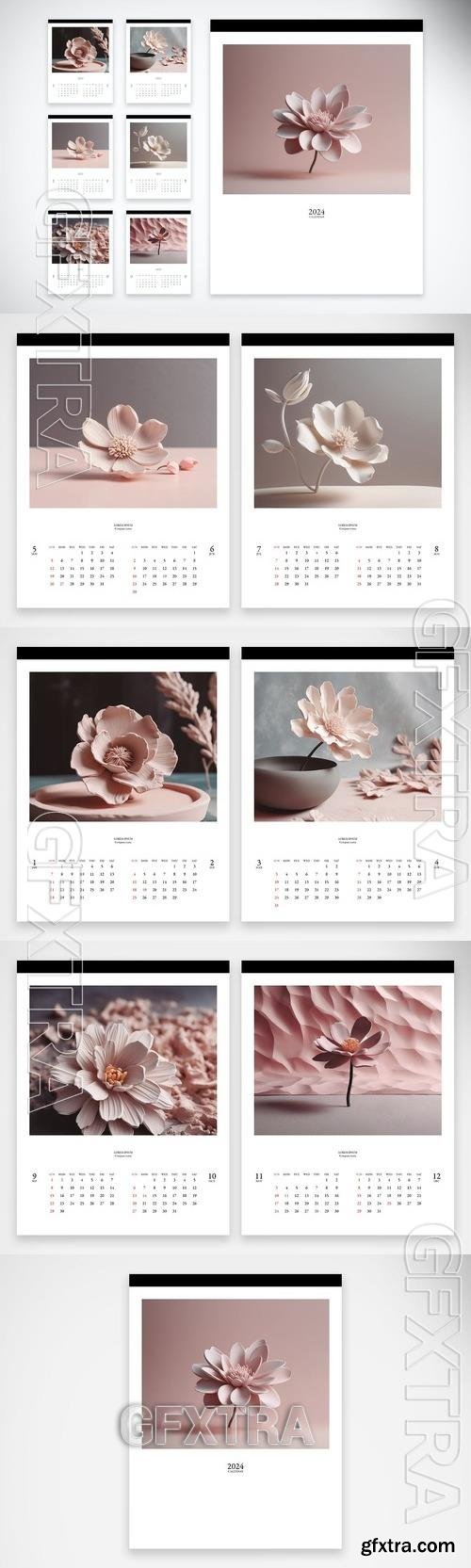 2024 Bimonthly Calendar 9EZWKB2