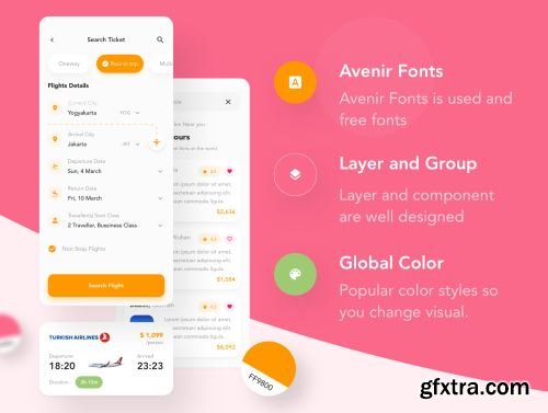 Intrave App UI Kit Ui8.net