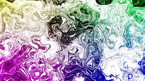 Videohive - Abstract futuristic smooth liquid. Wallpaper texture wave pattern liquid . Moving shape layer style - 48143630 - 48143630