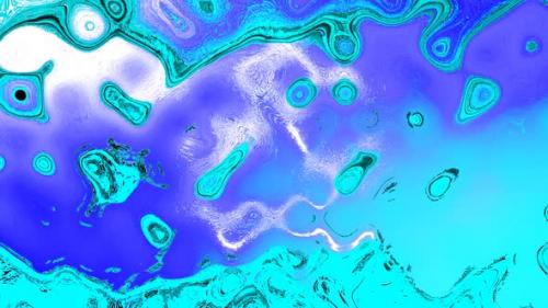 Videohive - Abstract futuristic smooth liquid. Wallpaper texture wave pattern liquid . Moving shape layer style - 48143632 - 48143632