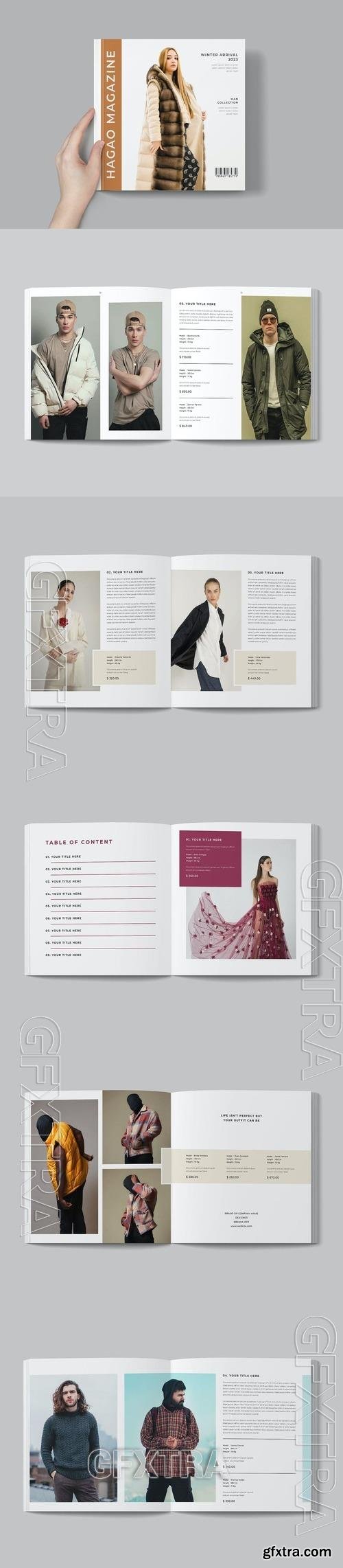 Square Magazine Template T3CZXS4