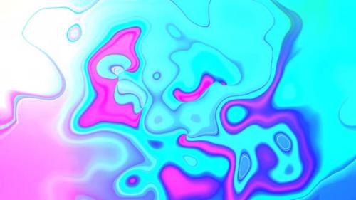 Videohive - Abstract futuristic smooth liquid. Wallpaper texture wave pattern moving liquid - 48143742 - 48143742
