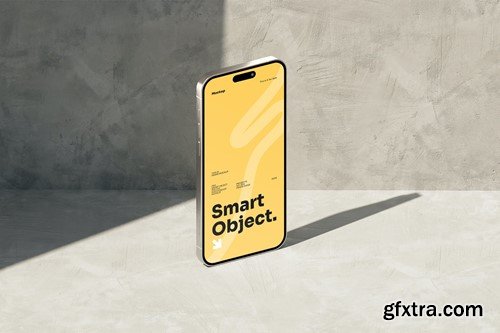 Standing Iphone Mockup Template 6SPYUT4