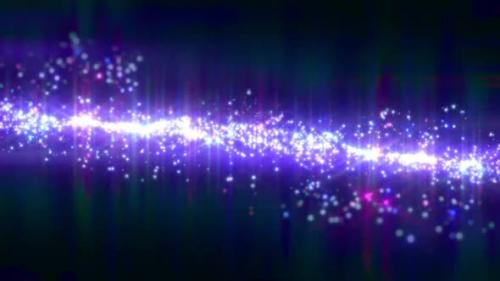 Videohive - Blue Shiny Stars Animation Background - 48146475 - 48146475