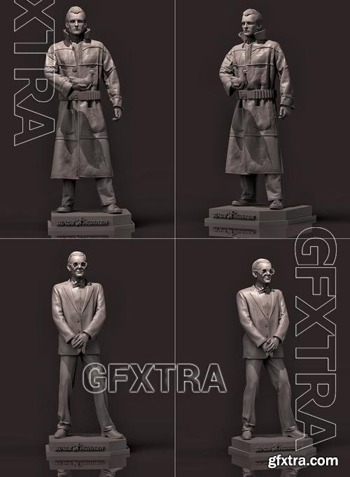 Roy Batty and Eldon Tyrell &ndash; 3D Print Model