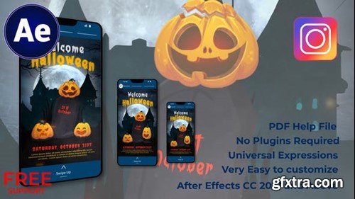 Videohive Happy Halloween Stories 48450900