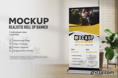 Rool Up Banner Mockup JBKYJT3