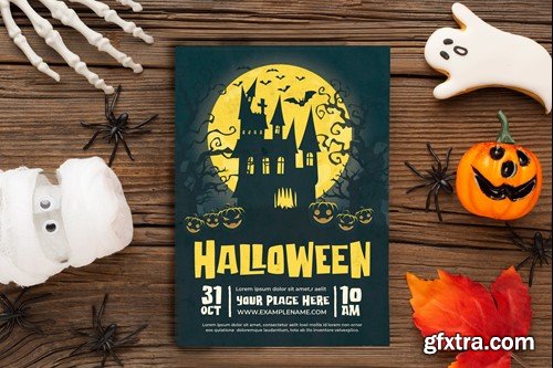 Halloween Flyer Template EKCKHHP