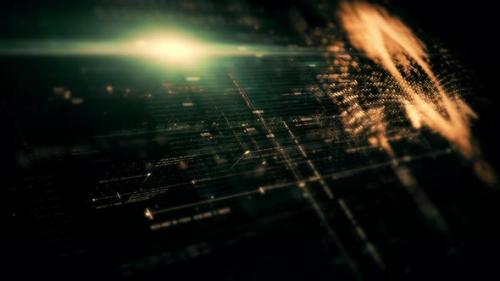 Videohive - Advanced Data Matrix Simulation Vertical Background 12 - 48133250 - 48133250