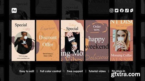 Videohive Coffee Instagram Reels 48461367