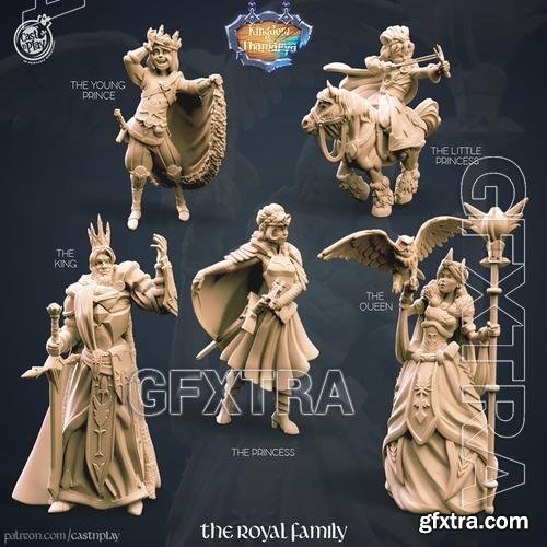 Cast n Play - Royal Family Pack &ndash; 3D Print Model