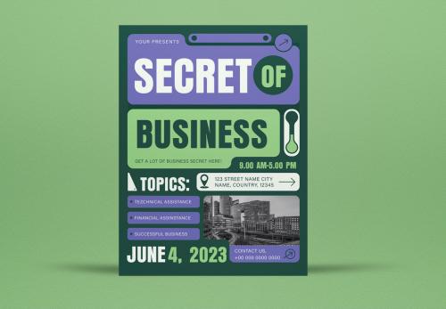 Green Modern Business Flyer Layout 646266962