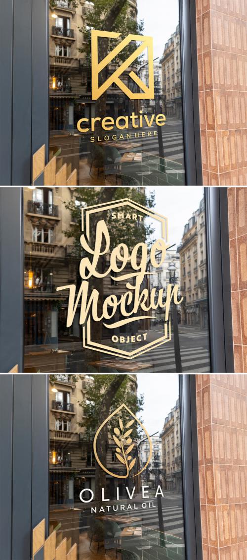 Window Signage Decal Logo Mockup 644811180