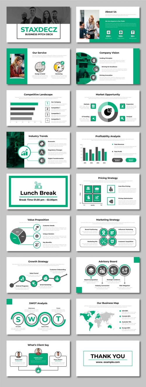 Business Pitch Deck Presentation Template 645919030