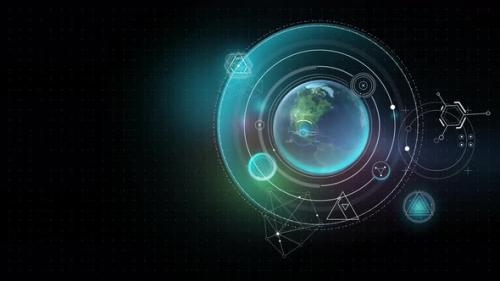 Videohive - Animated Infographics About the Planet Earth - 48128401 - 48128401