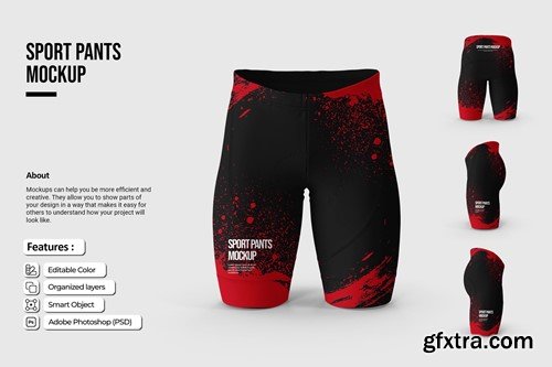 Sport Pants Mockup GLWBG8B