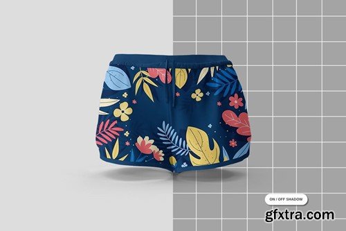 Womens Shorts Mockup CE5JAVR