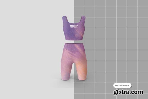 Cycling Shorts Top Mockup F4QWWYK