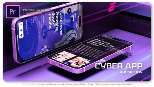 Videohive - Cyberpunk App Promo - 48093506 - 48093506