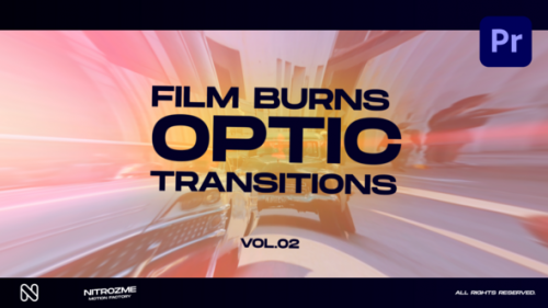 Videohive - Film Burns Optic Transitions Vol. 02 for Premiere Pro - 48174524 - 48174524