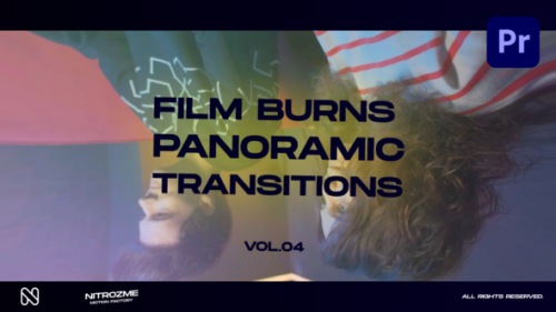 Videohive - Film Burns Panoramic Transitions Vol. 04 for Premiere Pro - 48174542 - 48174542