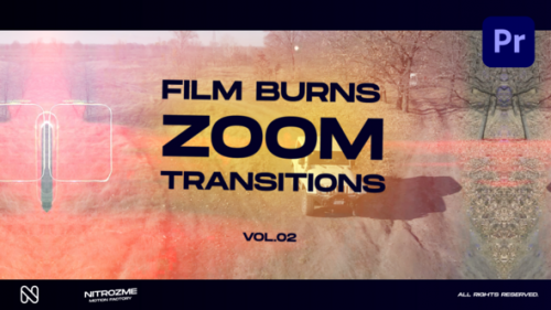 Videohive - Film Burns Zoom Transitions Vol. 02 for Premiere Pro - 48174695 - 48174695