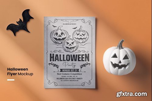 Halloween Flyer Mockup A3U2Q67