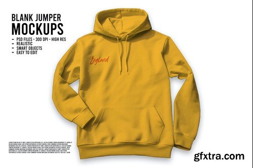 Blank Jumper Mockup BUL43RJ