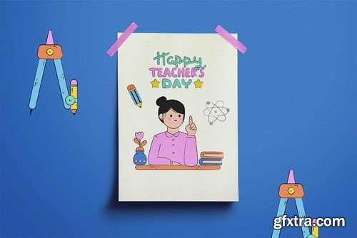 Teacher's Day Vector Clipart Pack TJZZR57