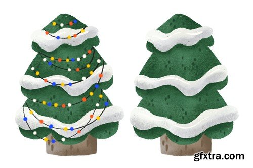 Christmas tree, spruce, pine, fir M3UJFP3