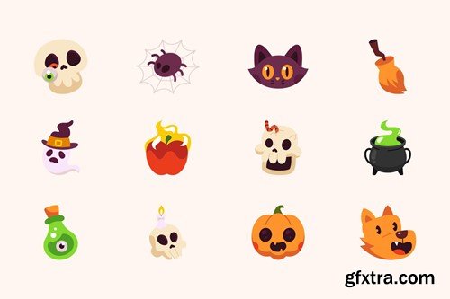 Halloween Illustration Set 6QNB3Z3