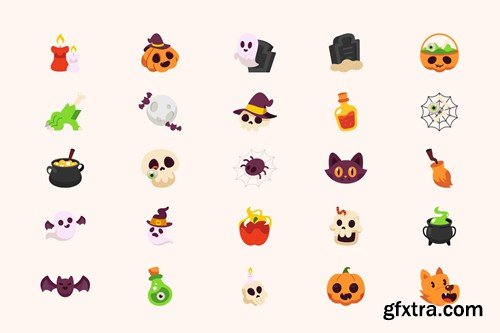 Halloween Illustration Set 6QNB3Z3